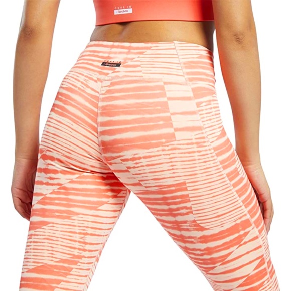 NEW 💥 Core 10 by Reebok Women's Lux 2.0 Mid-Rise All Over Print Leggings Pants - Picture 3 of 6
